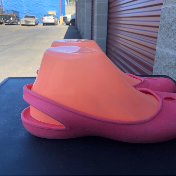 Crocs Isabella Flat Women Pink Slip On Shoes Size W7 - Picture 5 of 12